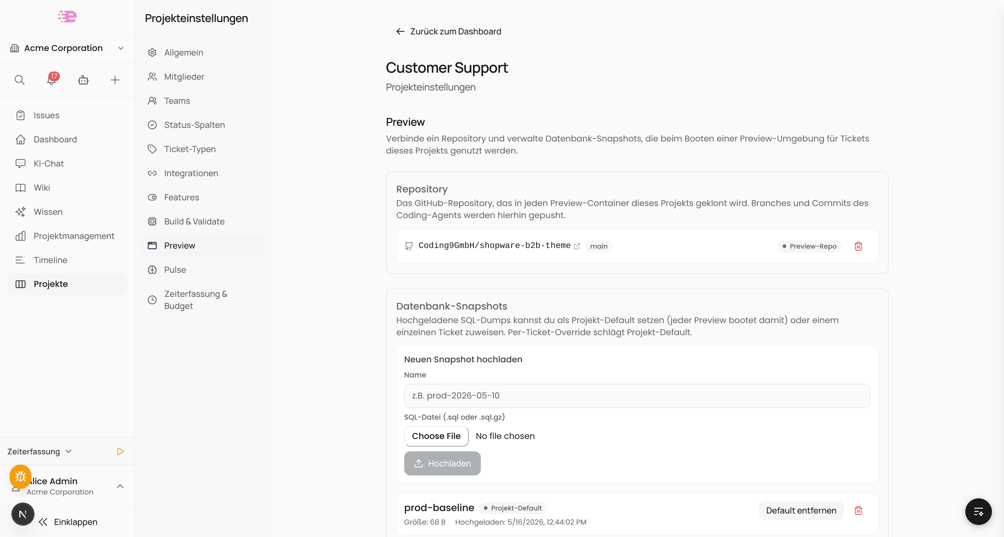 Repository and snapshot configured